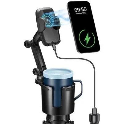 This Hill 3-in-1 Car Wireless Charger Cup Holder