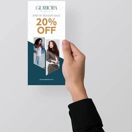 Custom Flyer Printing, 4x9 Inch, Premium Paper Stock - GotPrint