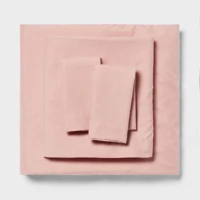 Microfiber Sheet Set Pink Metal Room Essentials