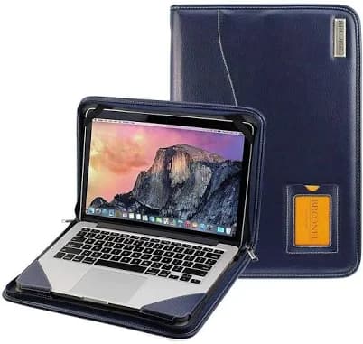 Broonel Blue Leather Protective Case For Lenovo Yoga Pro 9i Gen 8