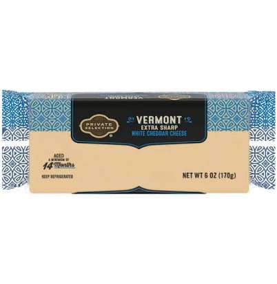 Private Selection Vermont Extra Sharp White Cheddar Cheese Bar
