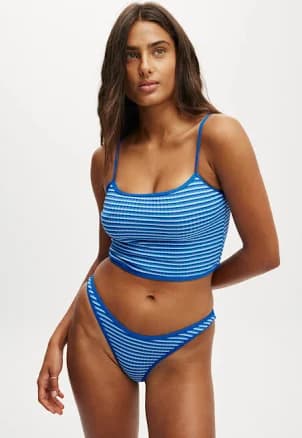Body Cropped Tankini Swim Top