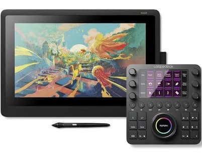 Wacom Cintiq 16 with Loupedeck CT