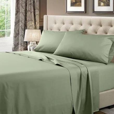 Royal Tradition 600 Thread Count Solid Cotton Sheets Set