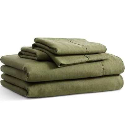 Blu Dot Stone Washed Linen Sheet Set