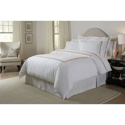 Egyptian Cotton Percale Striped Sheet Set Pointehaven Color: Mocha Size: King