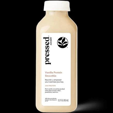 Vanilla Protein Smoothie 6 Bottle Bundle Pressed