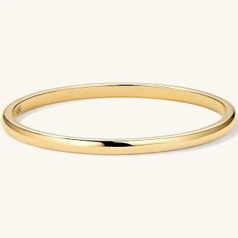 Mejuri 14K Yellow Gold Stackable Stacker Ring