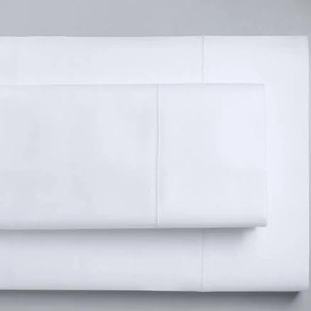 Simply Vera Vera Wang Pima Cotton 600 Thread Count Sheet Set or Pillowcases, White, Queen Set