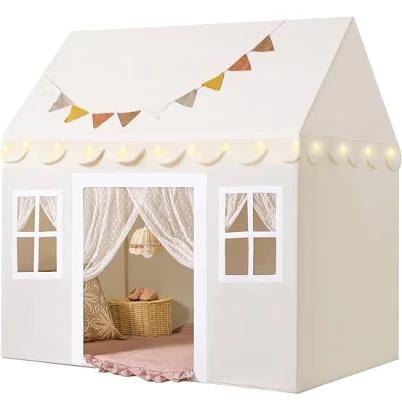 Tiny Land Play Tent with Padded Mat and LED Lights