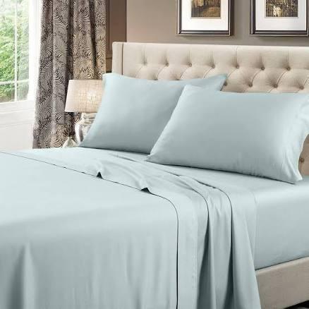 Royal Tradition 600 Thread Count Solid Cotton Sheets Set