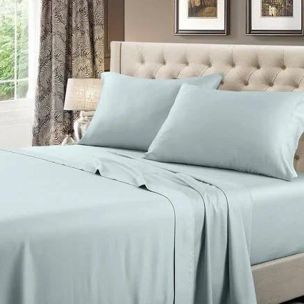 Royal Tradition 600 Thread Count Solid Cotton Sheets Set