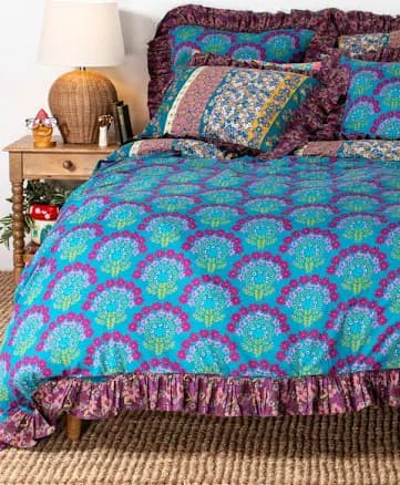 Blooms So Soft Cotton Reversible Duvet Cover