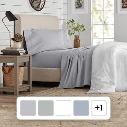 Member's Mark 400TC Percale Cotton Sheet Set