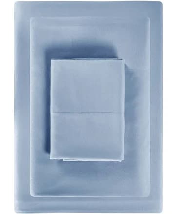 Sunham Microfiber Easy Care Solid 3-Pc. Sheet Set