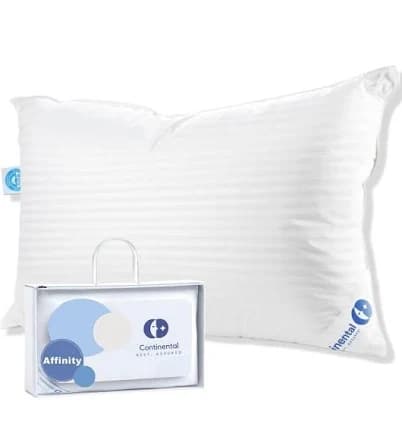 Continental Bedding Affinity Hotel Down Alternative Medium Soft Bed Pillow