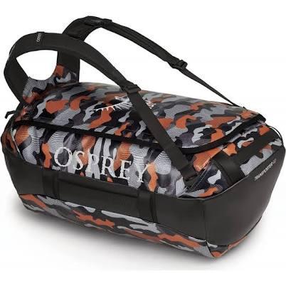 Travel bag Osprey Transporter 40 (Orange camo/Black)