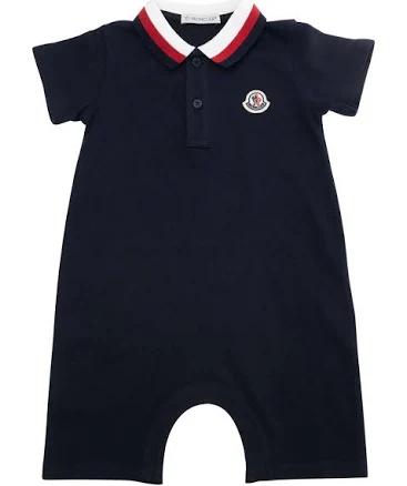 Moncler Boys' Polo Romper Baby