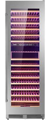 Thor Kitchen 24" 162 Bottle Dual Zone Wine Cooler TWC2403DI