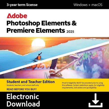 Adobe Photoshop & Premiere Elements 2025