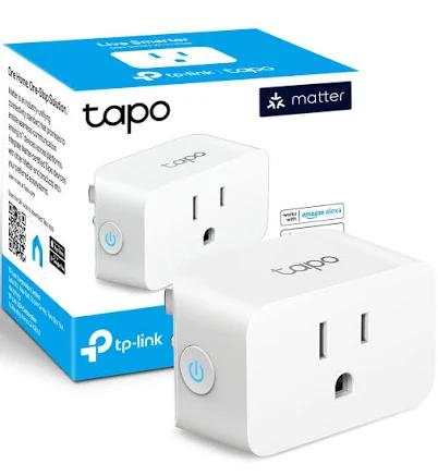 TP-Link Tapo P125M Mini Smart Wi-Fi Plug 3-Pack