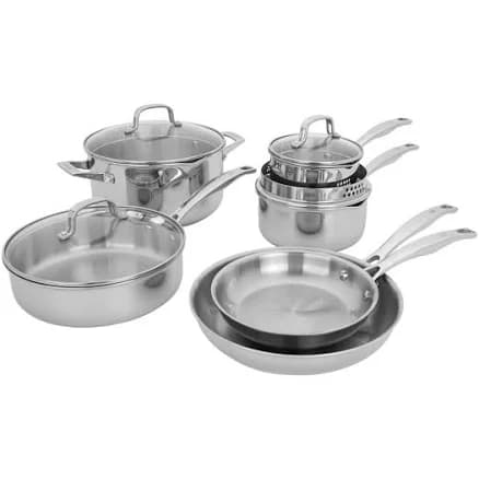 Henckels Clad H3 Stainless Steel Cookware Set