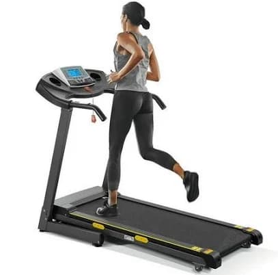 Treadmill with Incline Folding with 12-Level Automatic Incline 2.5hp Power 8.5mhp Speed Running Machine 15 Preset Training Program Electric Treadmill