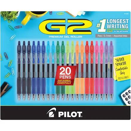 Pilot G2 Premium Gel Roller Retractable Pens