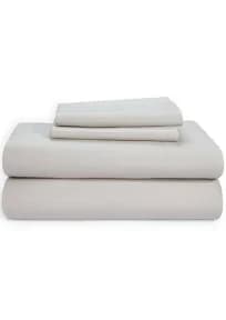 Nordstrom at Home Percale Sheet Set in Grey Vapor at Nordstrom Rack, Size Twin