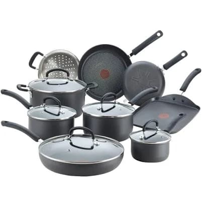 T-Fal Ultimate Hard Anodized Nonstick Cookware Set 14 Piece