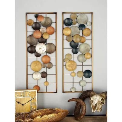 Captivating Metal Wall Decor 2 Assorted