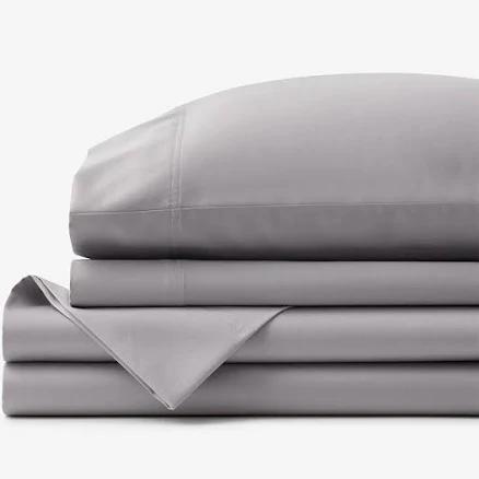 The Company Store Premium Smooth Supima Cotton Wrinkle-Free Sateen Bed Sheet Set