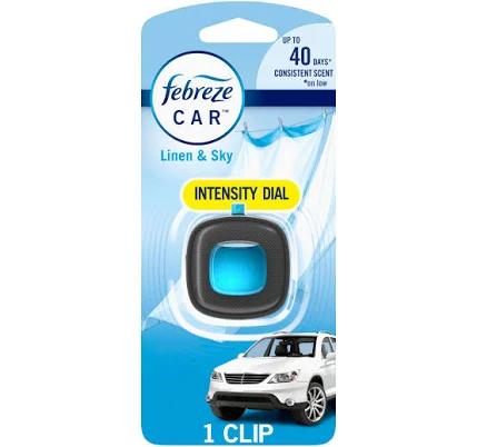 Febreze Car Air Freshener Vent Clip Linen & Sky