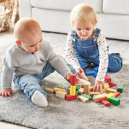 IKEA UNDERHÅLLA 40-piece wooden building block set