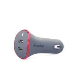 36W Dual USB-C PD Car Charger