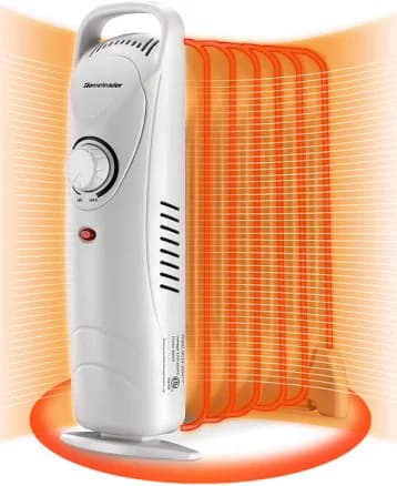 Homeleader Mini Oil Filled Portable Space Radiant Heater