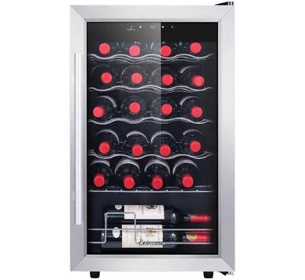 24 Bottle Single Zone Wine Cooler Small Wine Fridge