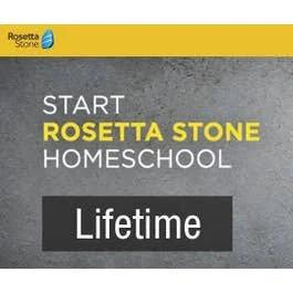 Rosetta Stone Homeschool Lifetime Subscription