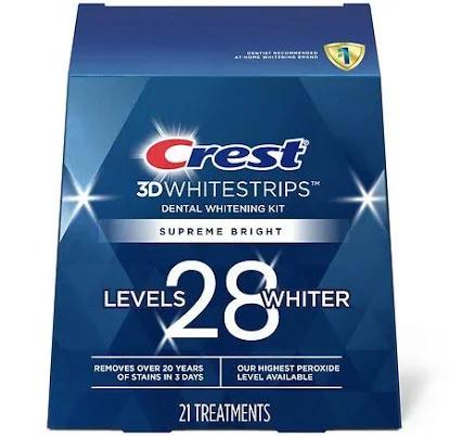 Crest 3D Whitestrips Supreme Flexfit