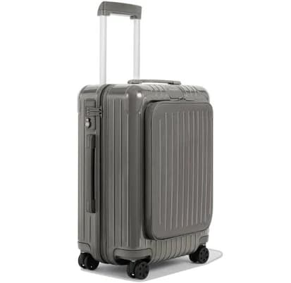 RIMOWA Essential Sleeve Cabin Carry-On Suitcase in Slate Gloss - Polycarbonate - 21.7x15.8x9.1