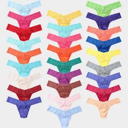 Hanky Panky x Pantone Original-Rise Lace Thongs (27-Pack)