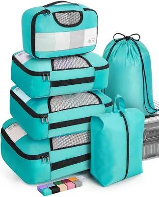 Packing Cubes Travel Luggage Organizers