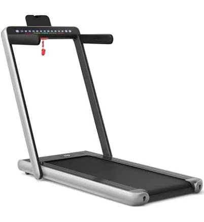 Costway 2-in-1 Folding Treadmill 2.25HP Jogging Machine w/Dual LED Display