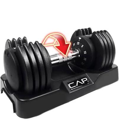 CAP Barbell 25 lb Adjustable Dumbbell