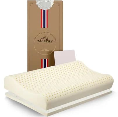 TalatexHome Talatex Adjustable Orthordic Ergonomic Dunlop Pillow