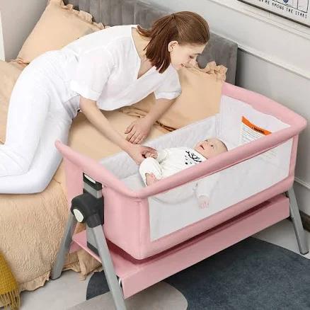 INFANS Baby Bassinet Bedside Crib