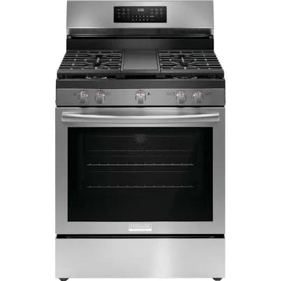 Frigidaire Gallery 30" Rear Control Gas Range with Total Convection