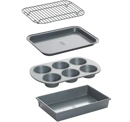 Chicago Metallic Non Stick Toaster Oven Bakeware Set