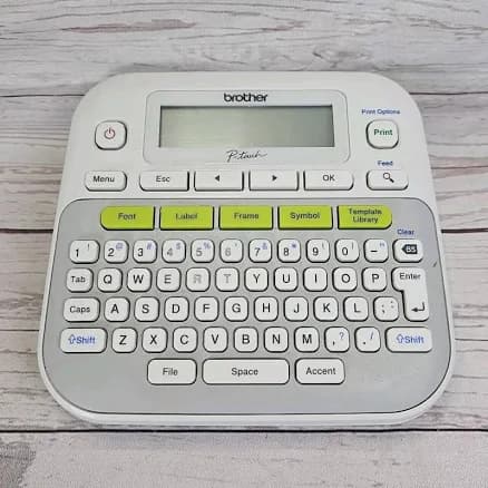 Brother P-Touch PT-D210 Handheld Label Maker No Power Cord - Tested/Works