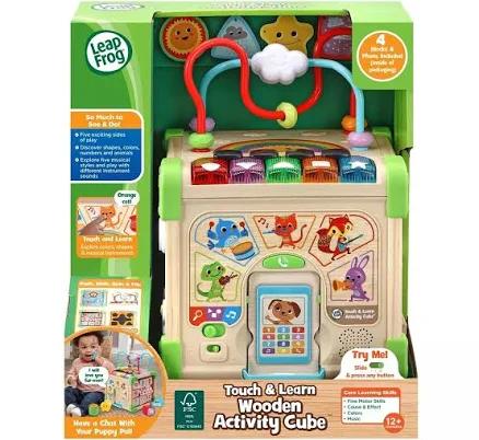 LeapFrog Touch & Learn Wooden Activity Cube